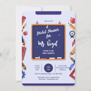 Schulkreide-Einladung Einladung