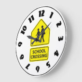 Schulkreuz-Signalluhr Große Wanduhr (Winkel)