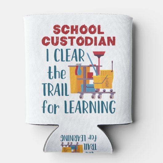 Schulkundschaft Ich mache den Weg zum Lernen frei Dosenkühler (Rückseite)