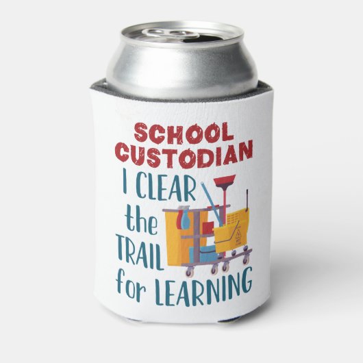 Schulkundschaft Ich mache den Weg zum Lernen frei Dosenkühler (Kanne Rückseite)