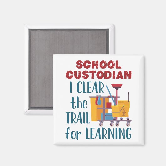 Schulkundschaft Ich mache den Weg zum Lernen frei Magnet (Vorderseite/Rückseite)