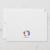 Schullehrer Abschluss Foto Einladung (Rückseite)