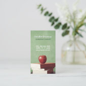 Schullehrer-Bildungsgeschäftskarten Visitenkarte (Stehend Vorderseite)