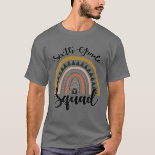 Schullehrer Boho Rainbow T-Shirt