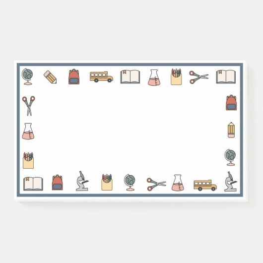 Schullehrer buchen große Notizen (Vorderseite)