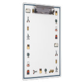 Schullehrer-Bus-Globe-Buchklammer Klemmbrett (Rechts)