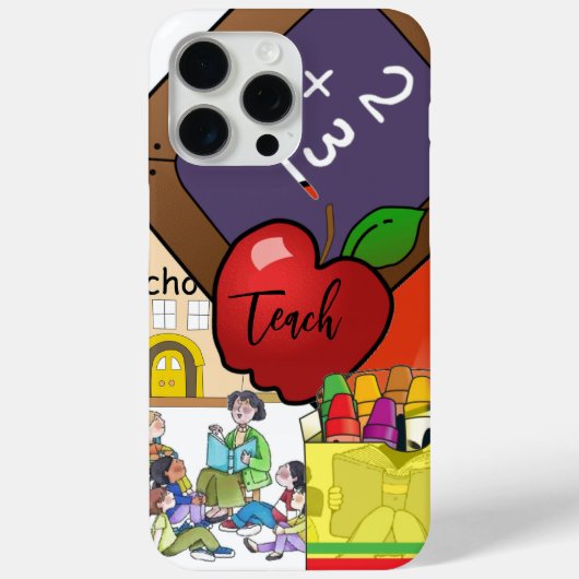 Schullehrer Case-Mate iPhone Hülle (Rückseite)