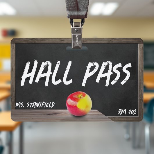 Schullehrer-Chalkboard Studentenpass Ausweis