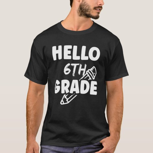 Schullehrer der 6. Klasse Niedlich T-Shirt (Vorderseite)