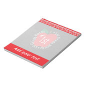 Schullehrer der ersten Klasse Rock Notizblock (Rotiert)