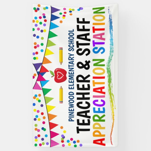 Schullehrer der Hochschule Dankeschön an Sie Unter Banner (Vertikal)