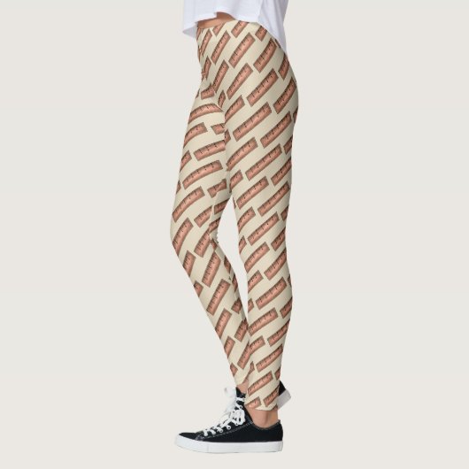 Schullehrer der hölzerne Schulklasse Bildung Leggings (Links)