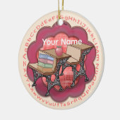 Schullehrer-Desk-Ornament Keramikornament (Links)