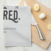 Schullehrer, die die Fürstentümerruhestandsregelun Geschirrtuch (Viertel Falte)