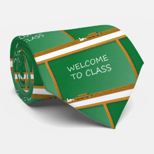 Schullehrer-Direktions-Willkommen zur Klasse Krawatte