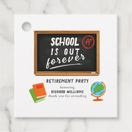 Schullehrer für das Party im Rentenalter, Blackboa Geschenkanhänger