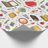 Schullehrer Geschenkpapier (Ecke)