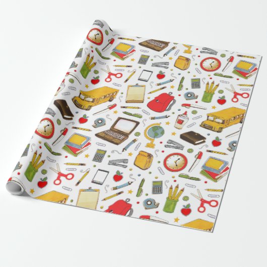 Schullehrer Geschenkpapier (Ungerollt)