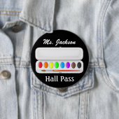 Schullehrer-Hall-Pass - SRF Button (Beispiel)