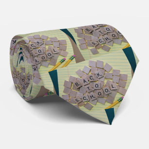 Schullehrer Hauptmann zurück zur Schule Necktie Krawatte