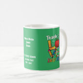 Schullehrer Inspirierte Liebe Tasse (VorderseiteRechts)