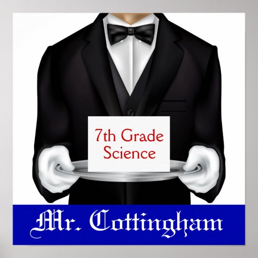 Schullehrer-Klassenzimmer Willkommen - SRF Poster (Vorne)