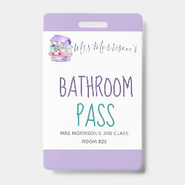 Schullehrer lila Bad Pass Abzeichen Ausweis