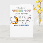 Schullehrer mit hoher oder hoher Fünf-Karten-SENCO Karte (Gelbe Blume)