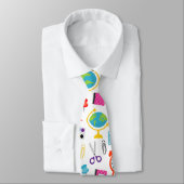 Schullehrer Muster farbig Krawatte (Gebunden)