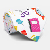Schullehrer Muster farbig Krawatte (Gerollt)