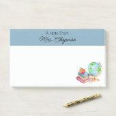 Schullehrer - Nachhinweise Post-it Klebezettel (Auf Schreibtisch)