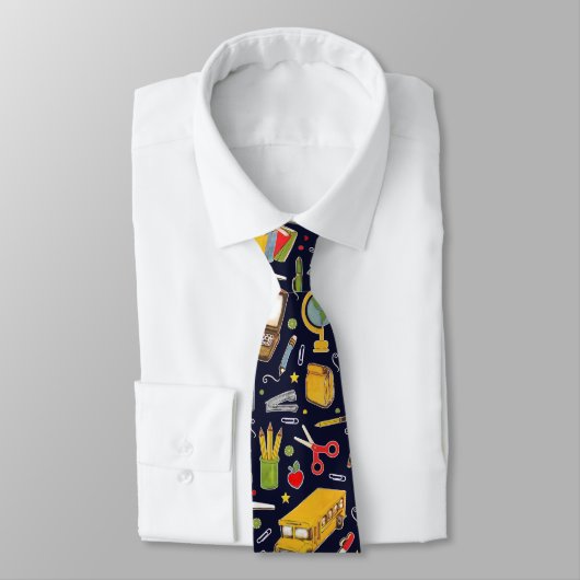 Schullehrer Neck Tie Krawatte (Gebunden)