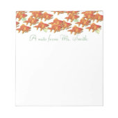 Schullehrer Notizblock (Vorderseite)