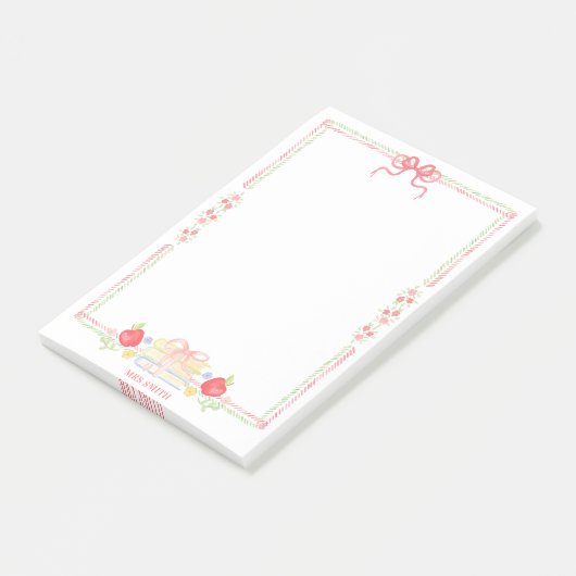 Schullehrer Post-it Klebezettel (angewinkelt)