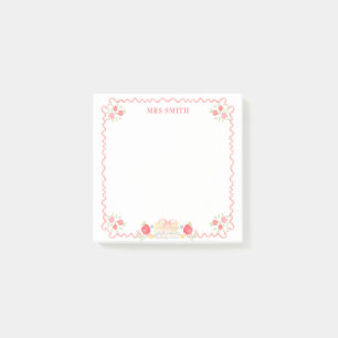 Schullehrer Post-it Klebezettel