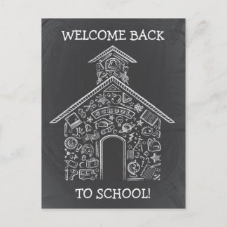Schullehrer Postkarte