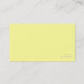 Schullehrer-Privatunterricht-Visitenkarten Visitenkarte (Rückseite)