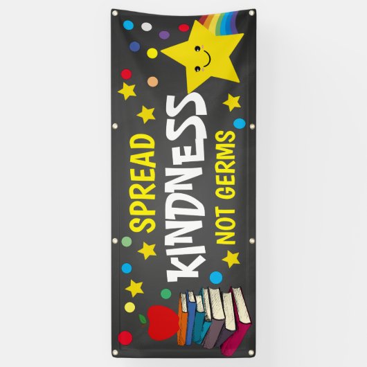 Schullehrer SPREAD KINDNESS Banner (Vertikal)