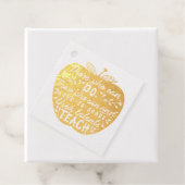 Schullehrer Vielen Dank | Apple Teaching Zitat Geschenkanhänger (Mit Box)