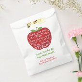 Schullehrer Vielen Dank | Apple Teaching Zitat Geschenktütchen (Versiegelt)