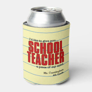 Schullehrer-Werk Funny Custom Dosenkühler