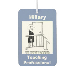 Schullehrer Will nicht zur Schule zu gehen Autolufterfrischer