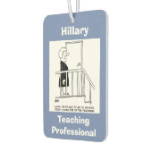 Schullehrer Will nicht zur Schule zu gehen Autolufterfrischer (Links)