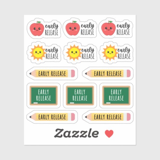 SchullehrerIn-Schulkalender Aufkleber (Blatt)