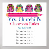 Schullehrerordnung Poster (Vorne)