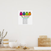 Schullehrerregeln - SRF Poster (Küche)