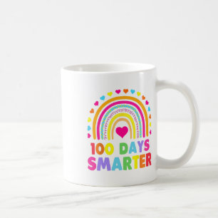 Schullehrertag - 100 Tage intelligenter Regenbogen Kaffeetasse