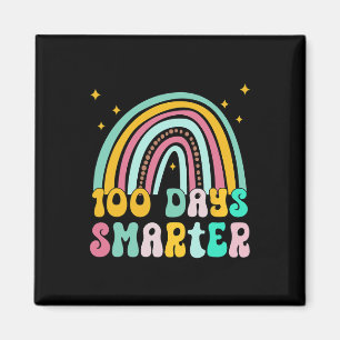 Schullehrertag - 100 Tage intelligenter Regenbogen Magnet