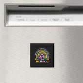 Schullehrertag - 100 Tage intelligenter Regenbogen Magnet (In Situ (Geschirrspüler))
