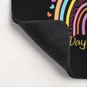 Schullehrertag 100 Tage intelligenter Regenbogen Mousepad (Ecke)